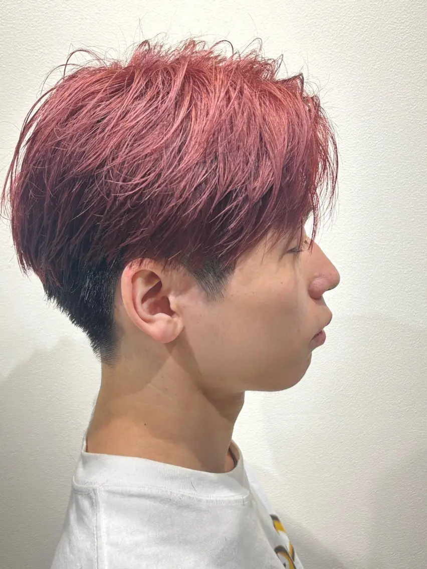 ショート カラー メンズ特化美容師 中戸 滉のヘアスタイル