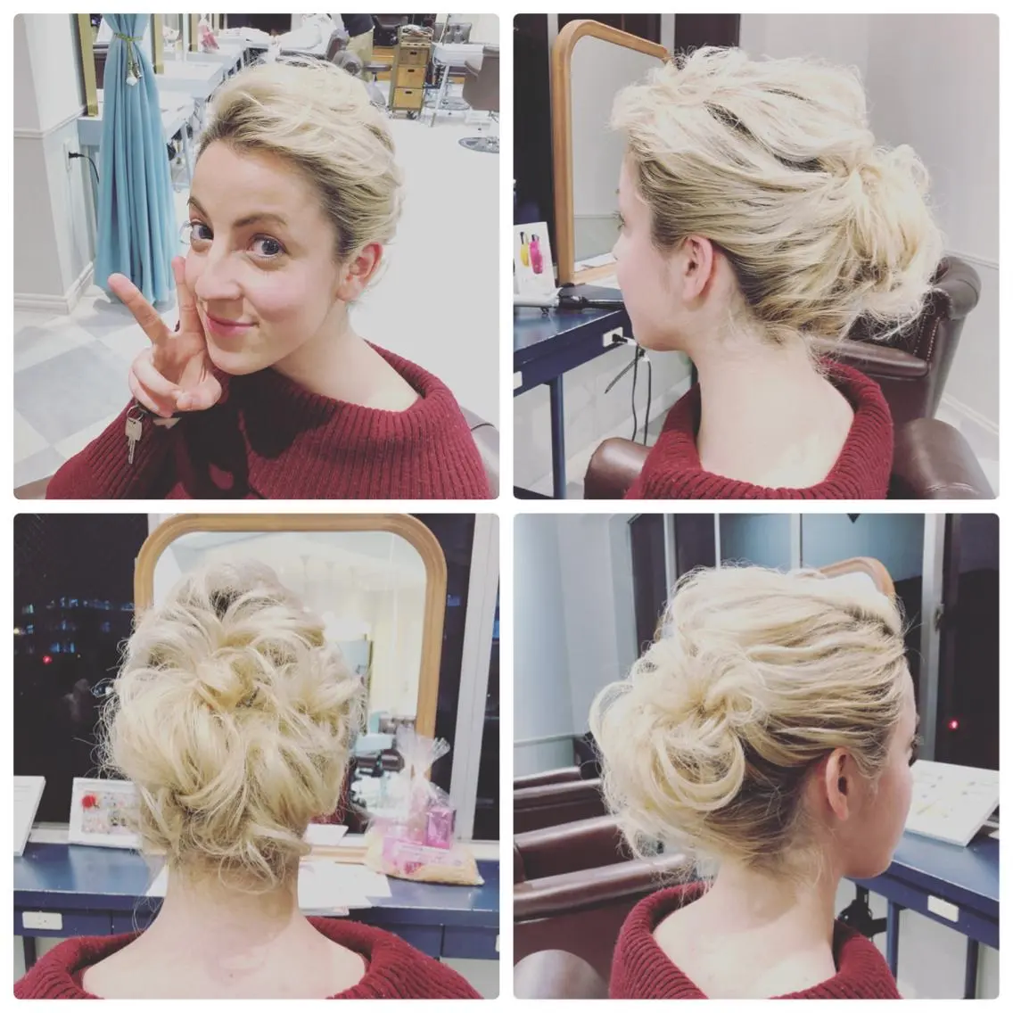 セミロング ヘアアレンジ 坂元 智信のヘアスタイル