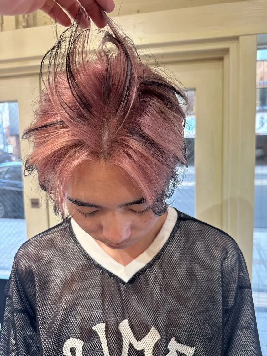 ショート カット ヘアカラー トリートメント 【Remii】 山﨑健太のヘアスタイル