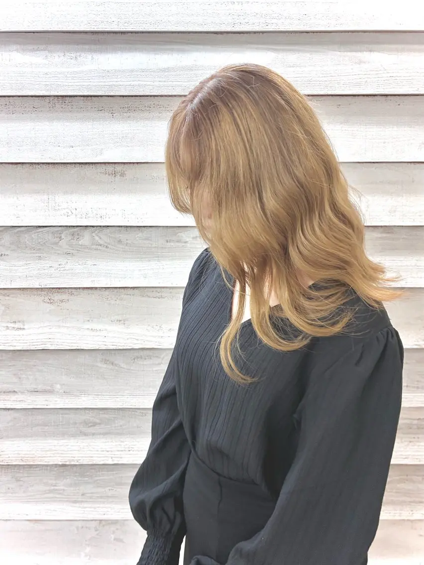 セミロング カラー ヘアカラー 佐藤 隆太のヘアスタイル