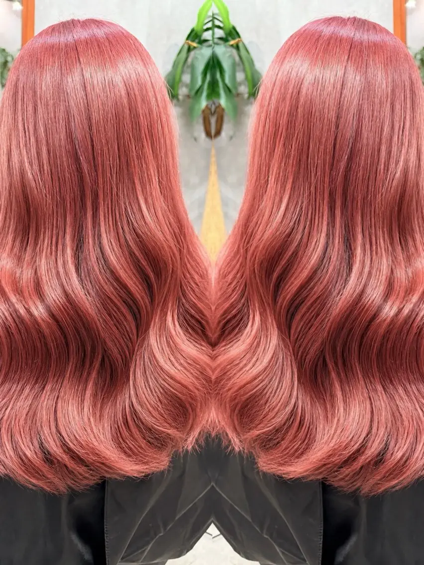 ロング カラー ブリーチ ヘアカラー C'LD Hair トモヤのヘアスタイル