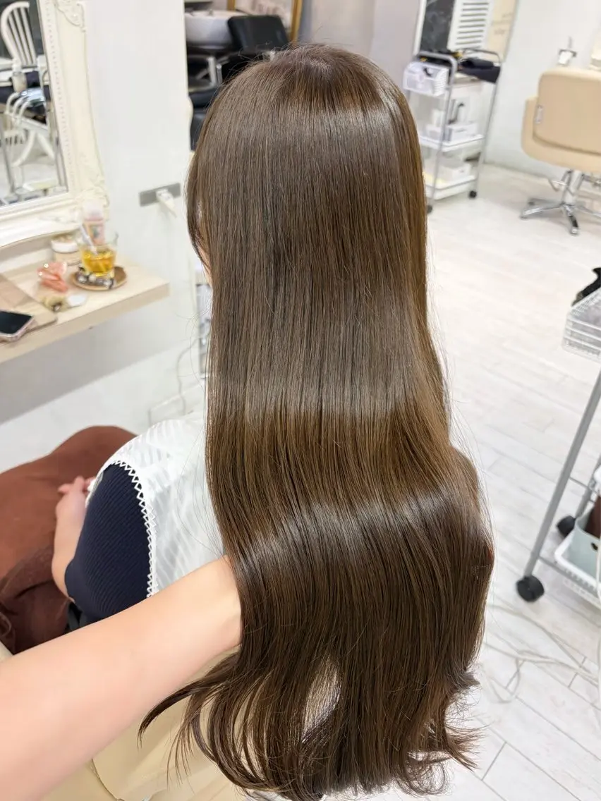 ロング カラー 櫻坂46ヘア美容師 すず花🌸のヘアスタイル