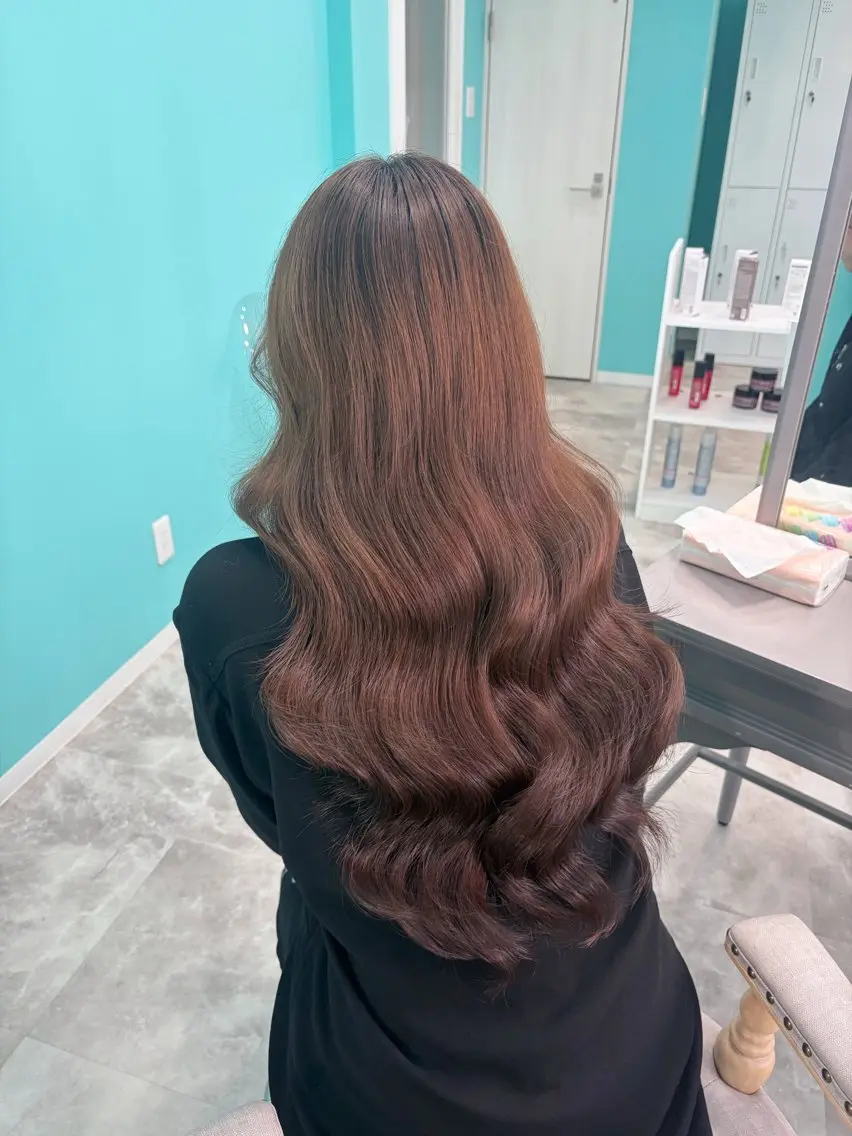 ロング ヘアセット fumina🦋 新大久保/エクステのヘアスタイル