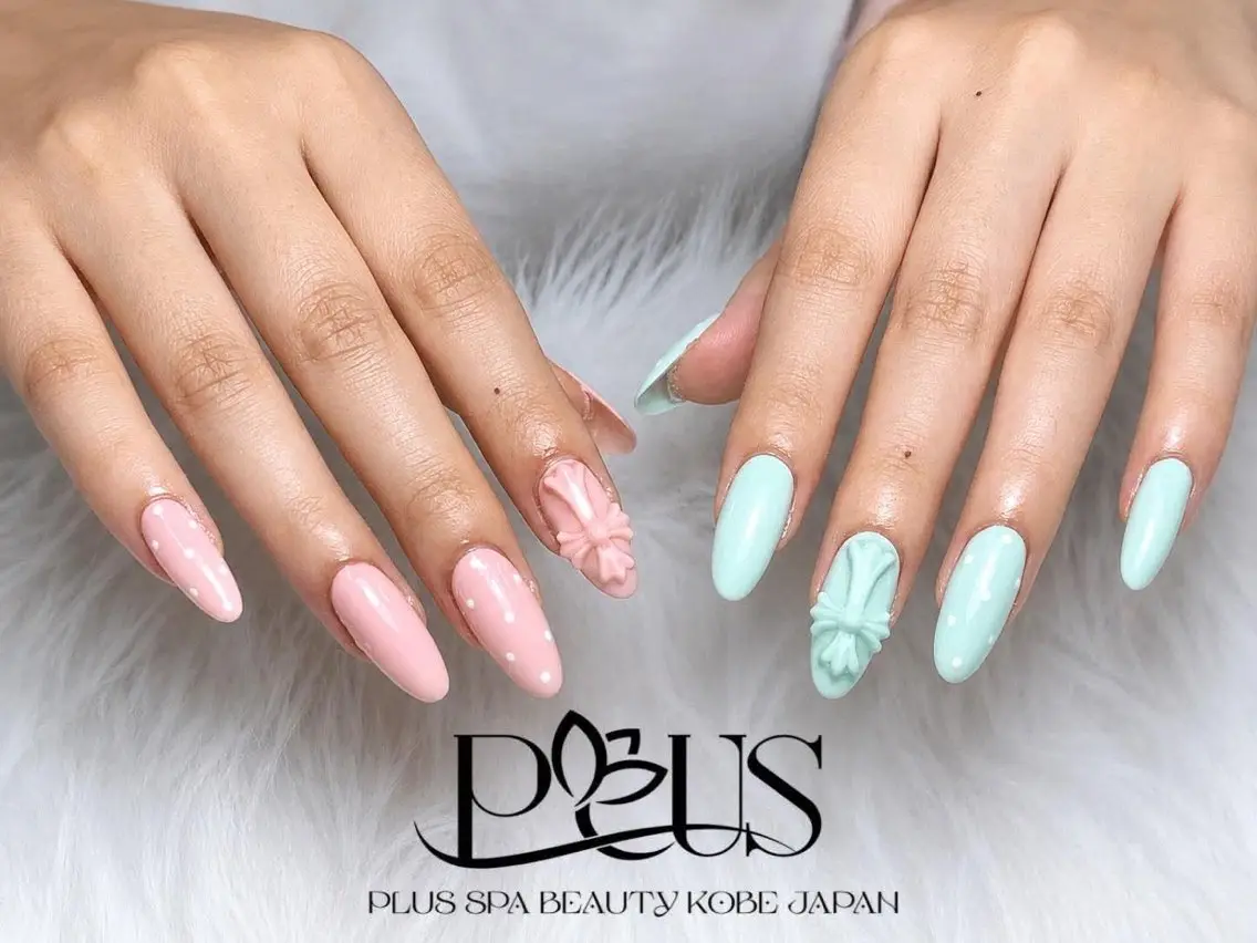 ネイル アートネイル フレンチネイル ジェルネイル ガラスフレンチ ニュアンスネイル ハンドネイル PLUSSPA ANHのネイルデザイン