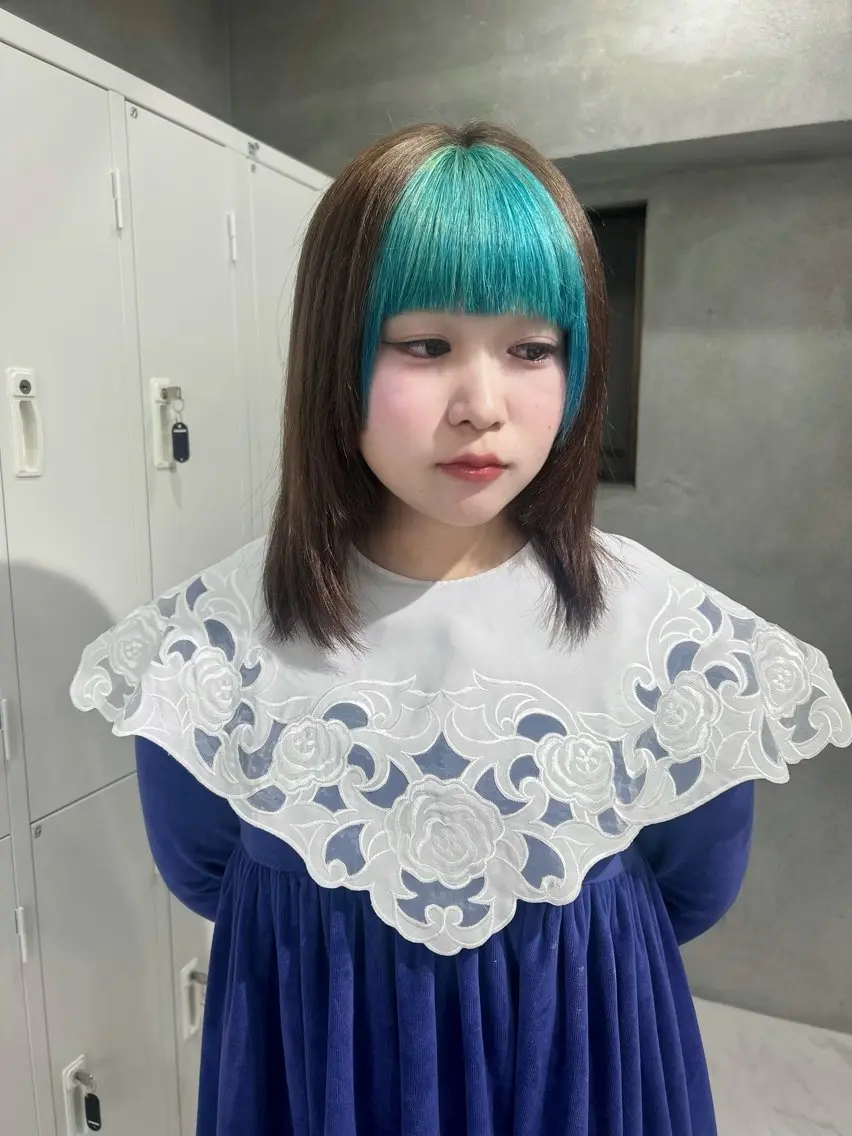 カラー ヘアカラー ️💜akari💜 ハイトーン/レイヤーのヘアスタイル