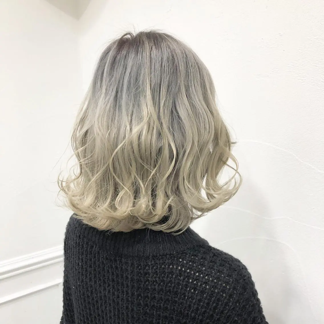 ミディアム ヘアカラー Selene hair OSAKAのヘアスタイル