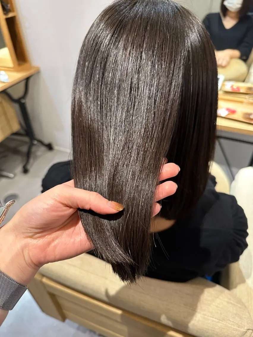ミディアム SUItoFU kinaのヘアスタイル