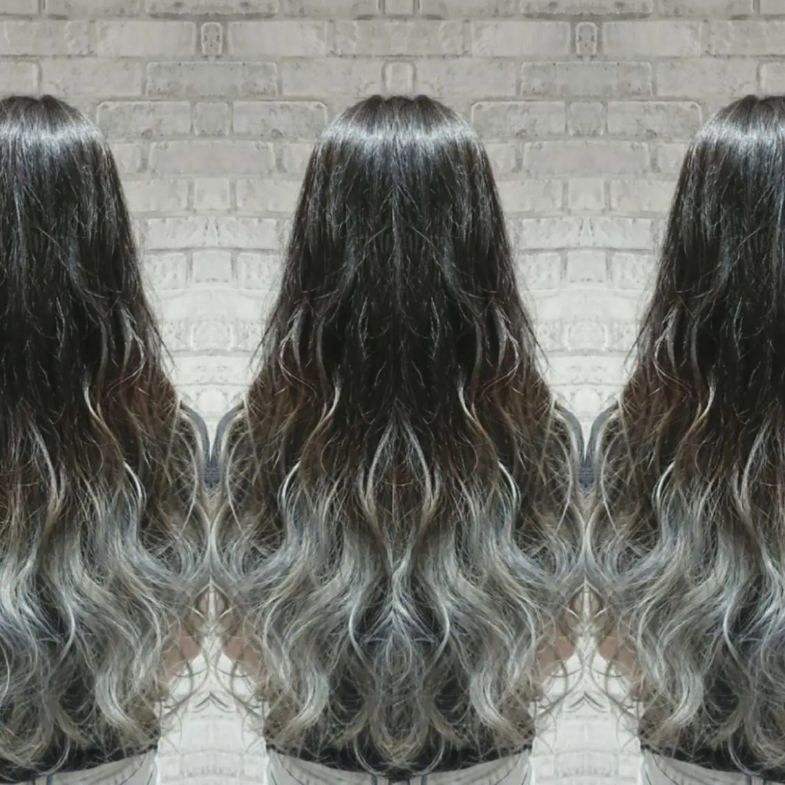 ロング カラー EARTH 越谷店のヘアスタイル