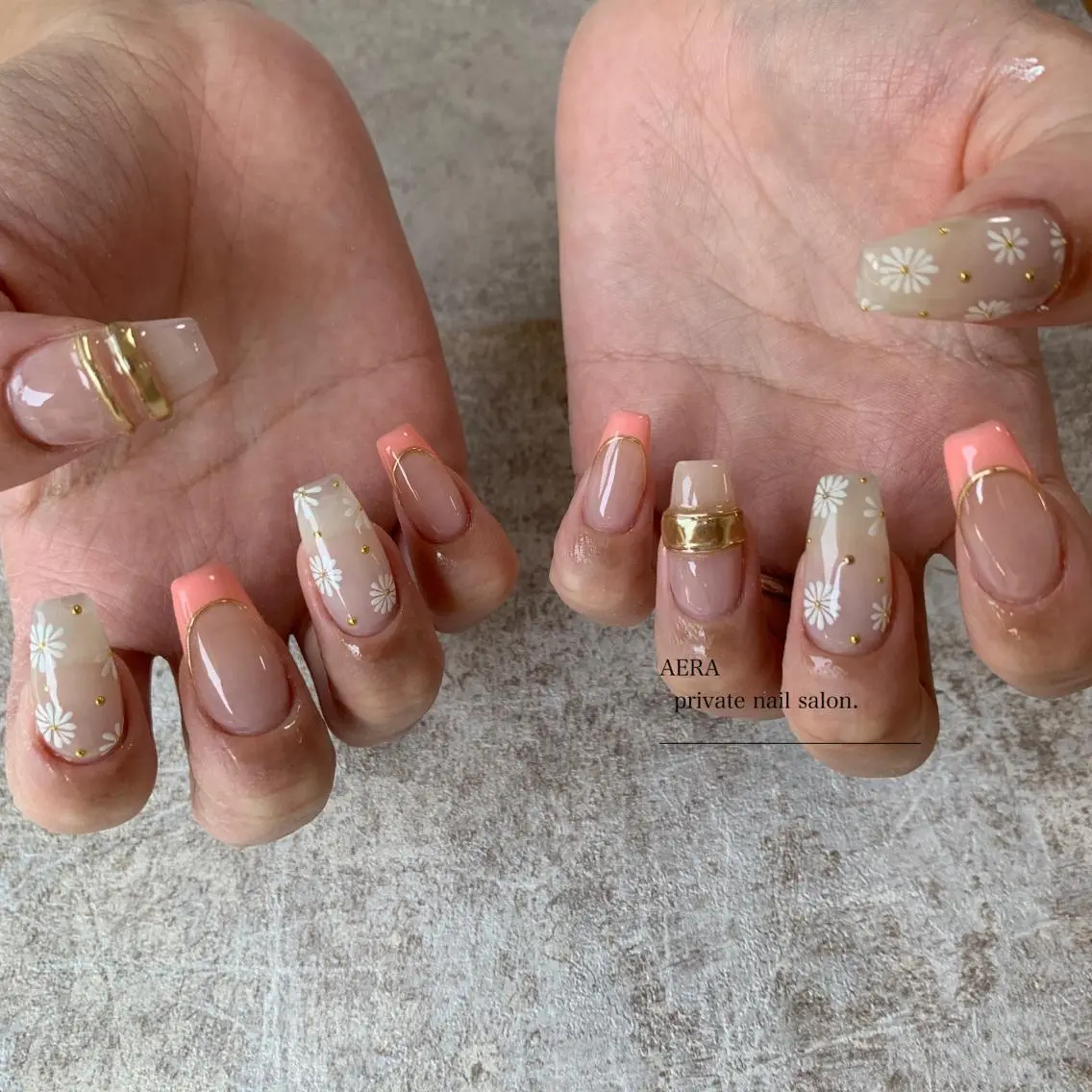 ネイル ハンドネイル AERA nail shino🐱⸝꙳のネイルデザイン