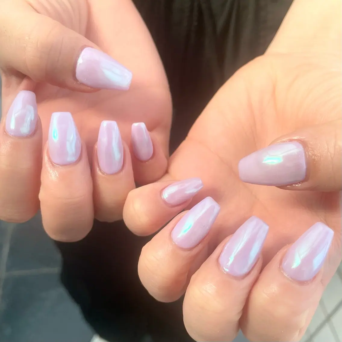 ネイル オーロラネイル ハンドネイル Nail ヌシん家 AKANEのネイルデザイン