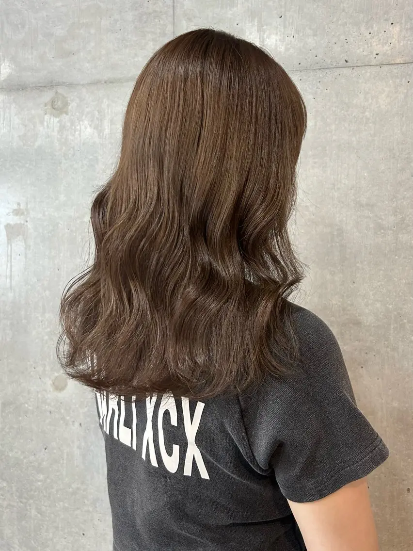 カラー ラベンダーカラー manami/艶髪 /くすみカラーのヘアスタイル