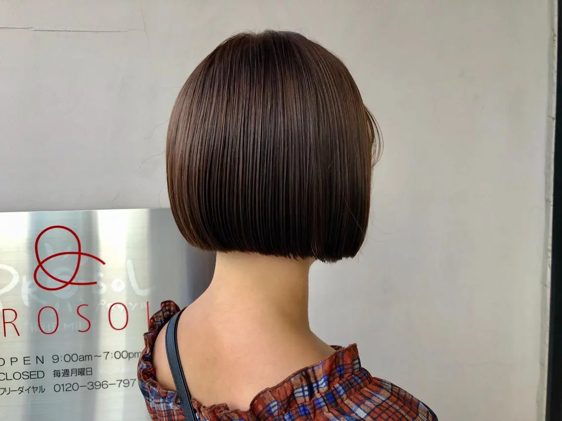 ショート カラー ボブ OKIMOTO NAOKAのヘアスタイル