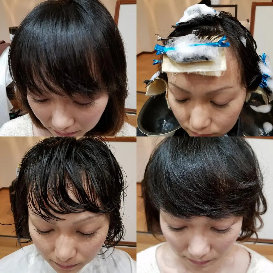 ミディアム パーマ ミディアムパーマ カット パーマ 大川  幸樹のヘアスタイル