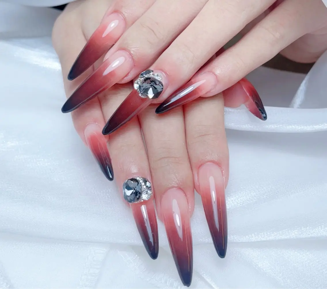 ネイル ハンドネイル M🌷nail 長さだし専門店のネイルデザイン