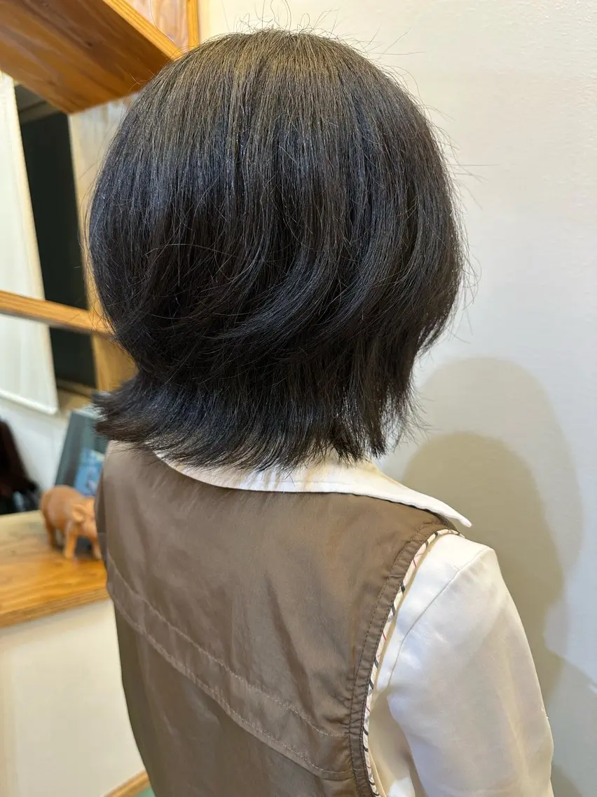 ショート もろ/ショート/ 透明感カラーのヘアスタイル