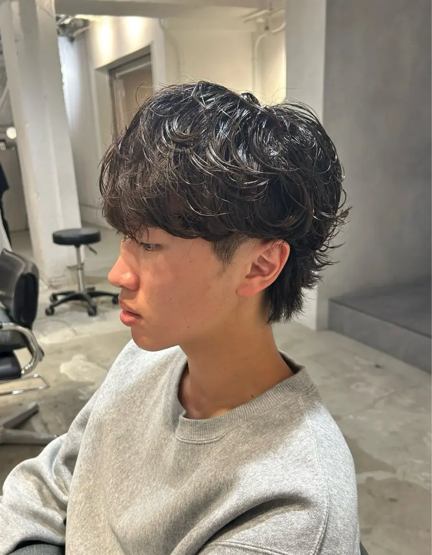 パーマ メンズ メンズ清潔感のプロ 💈メンズパーマ藤田のヘアスタイル
