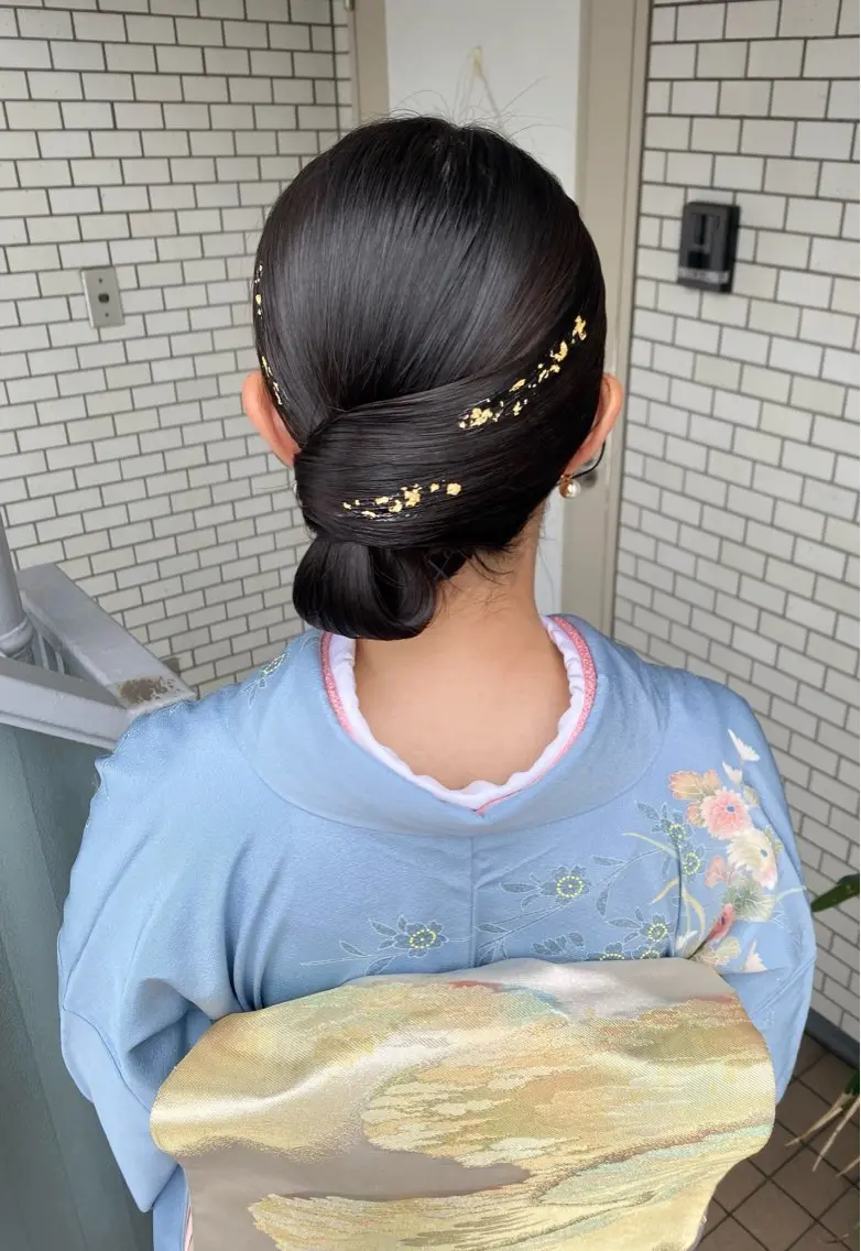 👘💫訪問着着付け&ヘアセット👘💫の写真