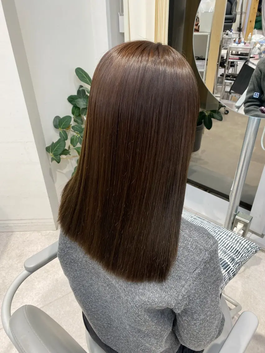 ミディアム カット 🍓暖色カラー🍓 fuminaのヘアスタイル
