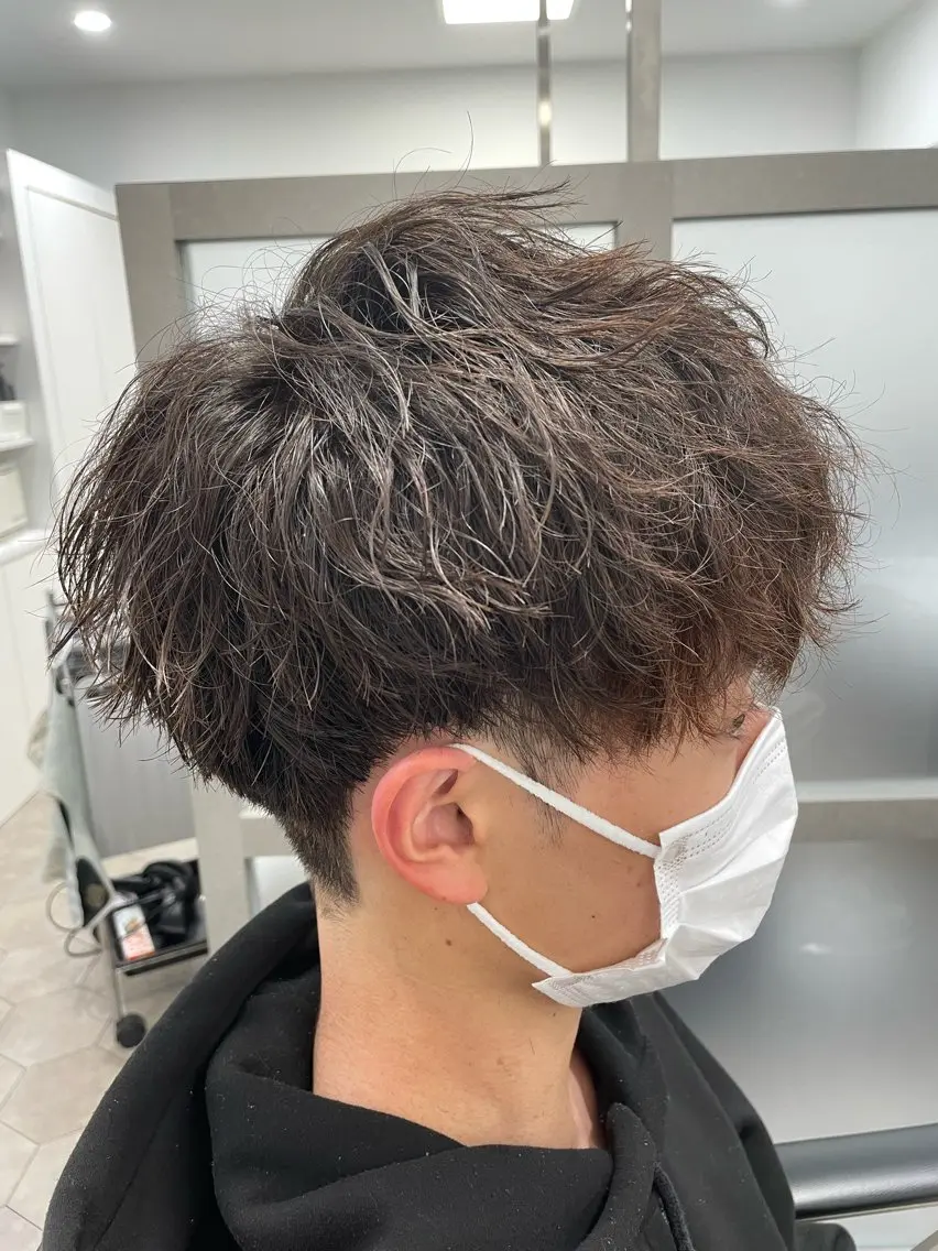 50%OFF！メンズパーマのみのメニューとなっています！カットもされる場合プラス1500円頂いております。の写真