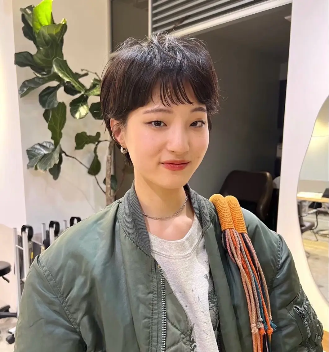 ショート morita yunaのヘアスタイル