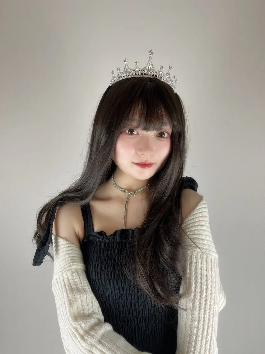 ロング 韓国ヘア 🎀中川綾乃🎀のヘアスタイル