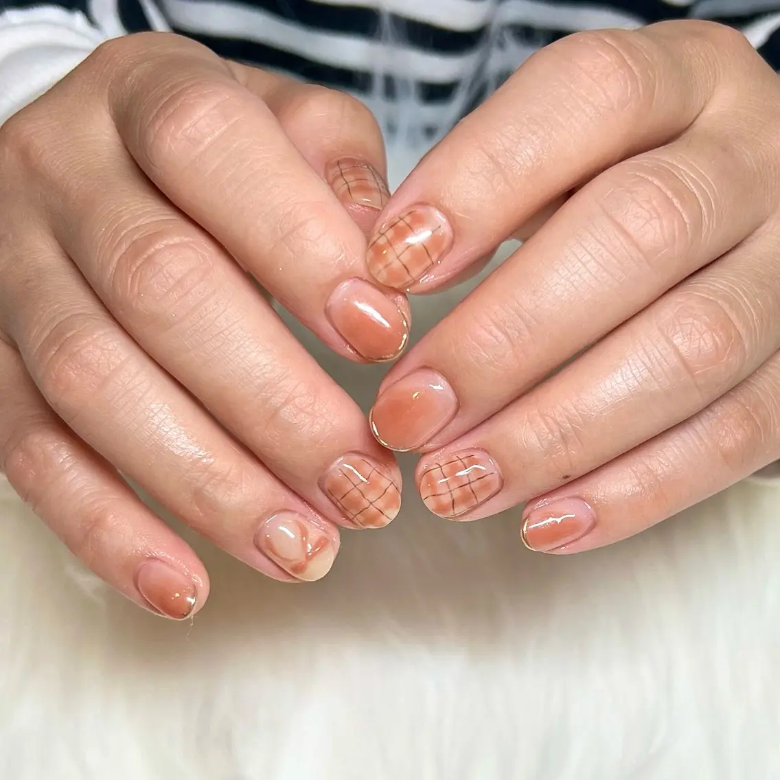 ネイル 持ち込み White deer 𓍲sugimotoのネイルデザイン