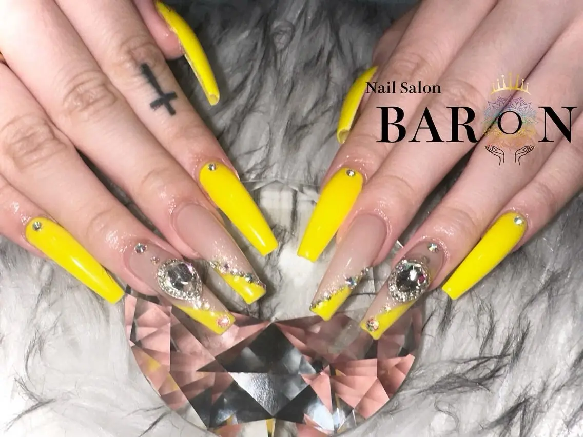 ネイル 持ち込み スカルプネイル ♛BARON♛ YURAのネイルデザイン