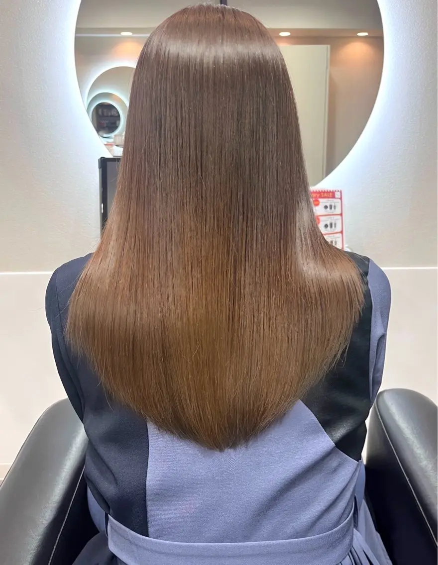 ロング 髪質改善 縮毛矯正 MILIA 古石　和奈のヘアスタイル