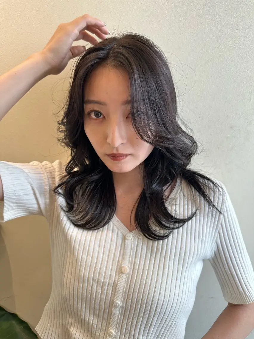 ロング カラー パーマ ヘアアレンジ メンズ 似合わせメンズカット /ニュアンスパーマのヘアスタイル
