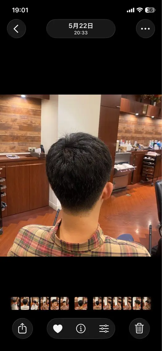 ショート 錦糸町メンズ カット🐰満仲陽菜のヘアスタイル