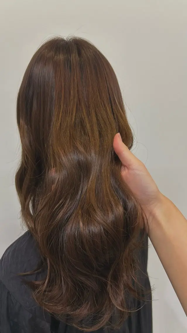 ミディアム カラー ヘアカラー こと このヘアスタイル