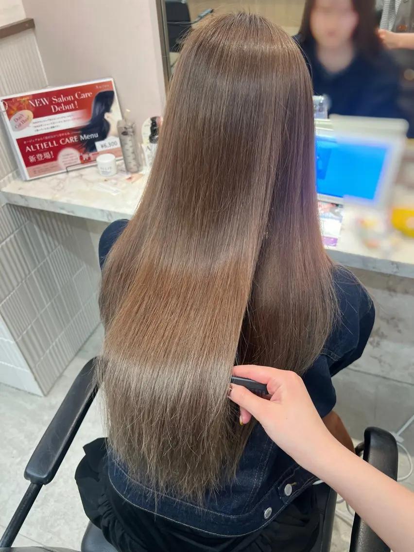 ロング カラー ヘアカラー 栄/レイヤー/ 津野 こころのヘアスタイル