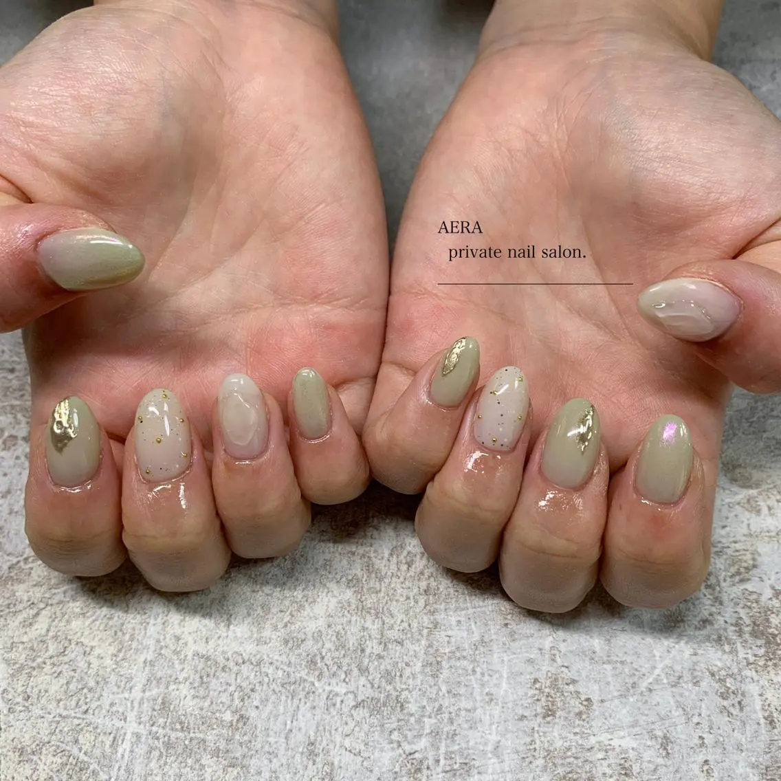 ネイル AERA nail shino🐱⸝꙳のネイルデザイン