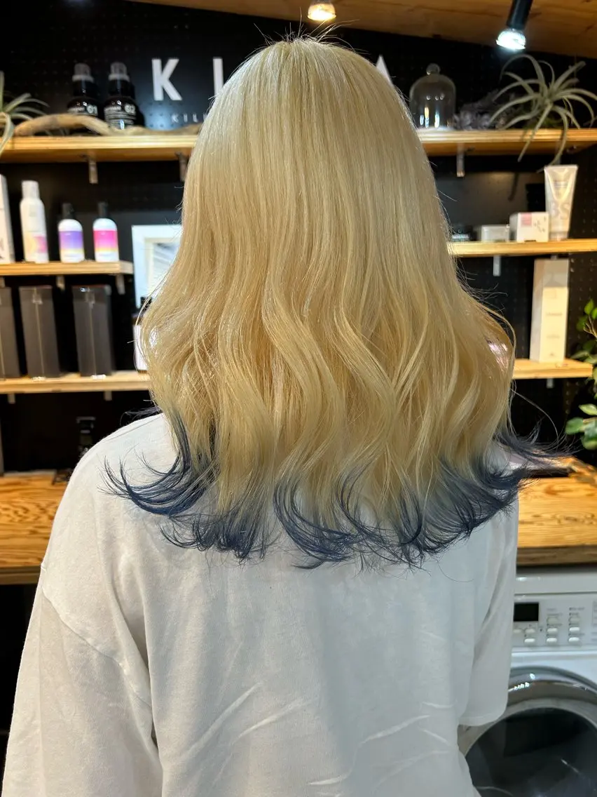 ミディアム カラー メンズ 抜きっぱなしブロンド ブロンド カット ヘアカラー トリートメント 🧸艶々韓国ヘア 🧁mizunaのヘアスタイル