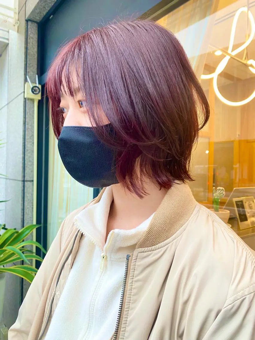 ミディアム カラー 艶髪🌟髪質改善✨ Zinaヤマダ チサのヘアスタイル