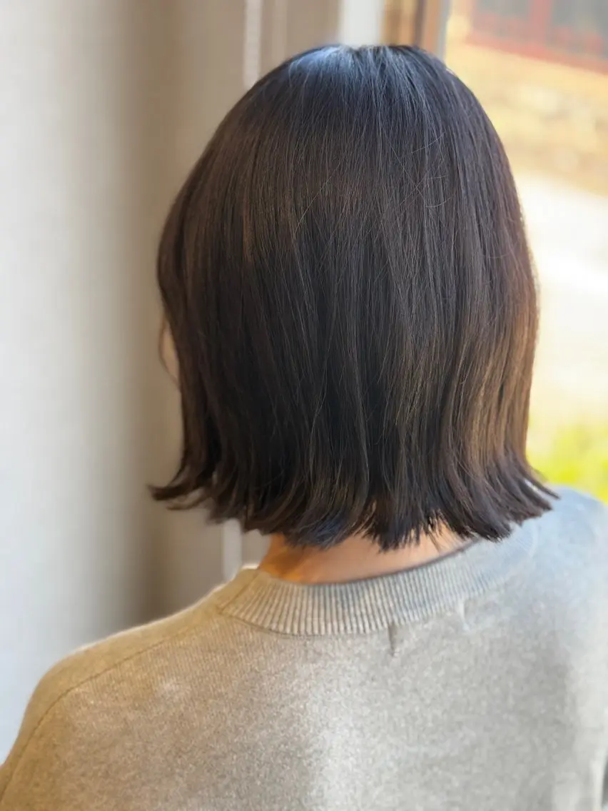 ✨【髪質を労わる白髪カバー】似合わせカット+ヘアマニキュア(marbbシャンプー付き)の写真
