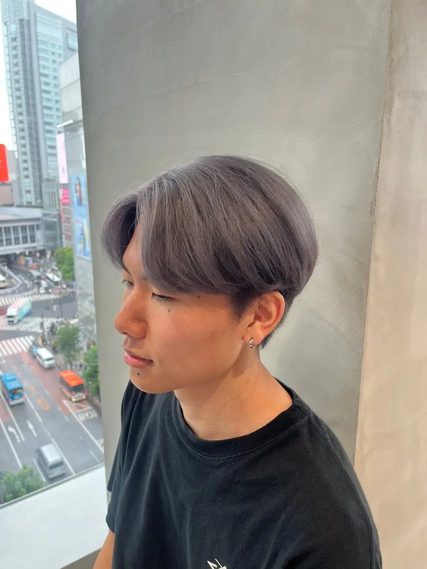 メンズ メンズブリーチ 🦋‪ ひなのヘアスタイル
