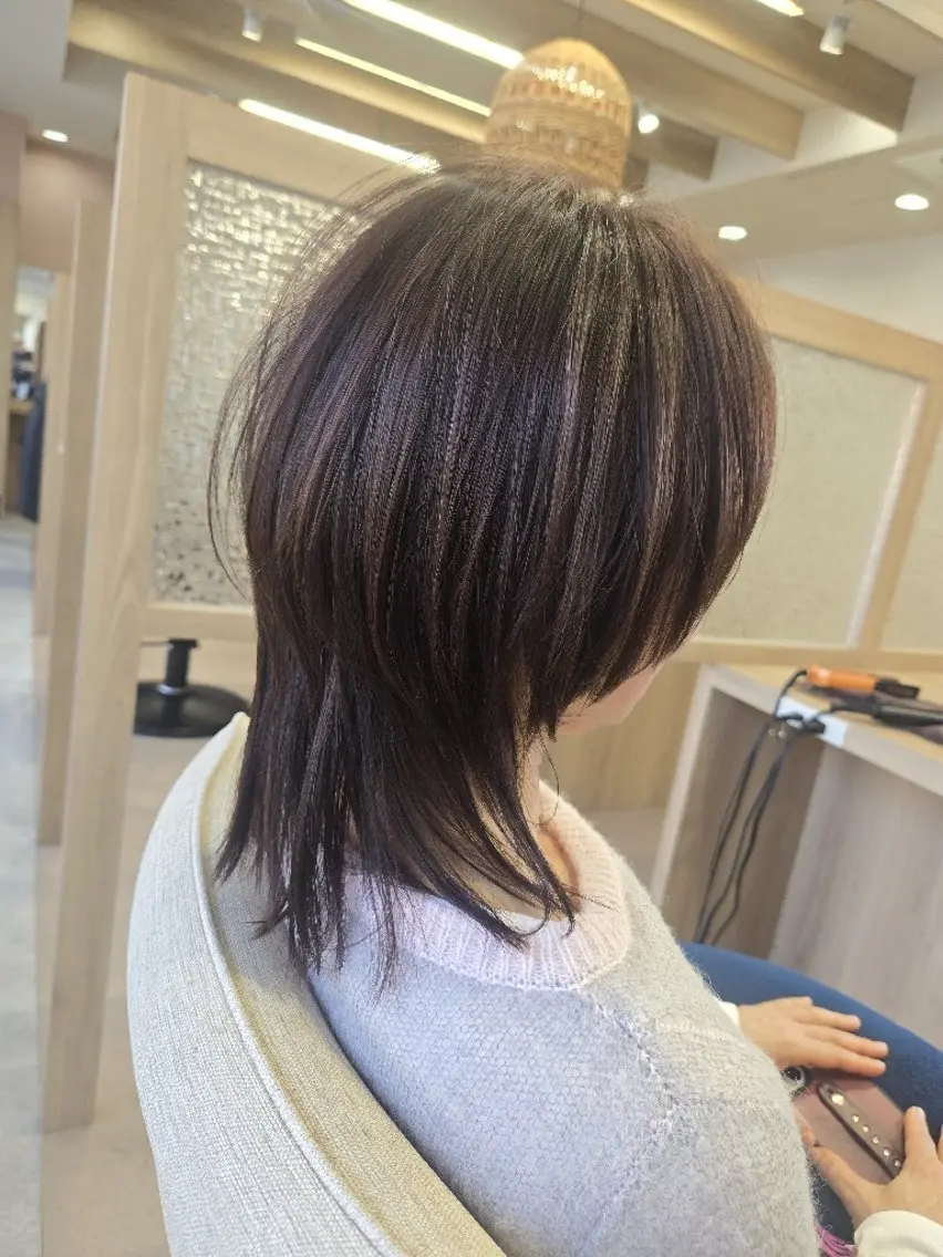 ミディアム 🫧高濃度水素カラー ✂️鈴木 直人のヘアスタイル