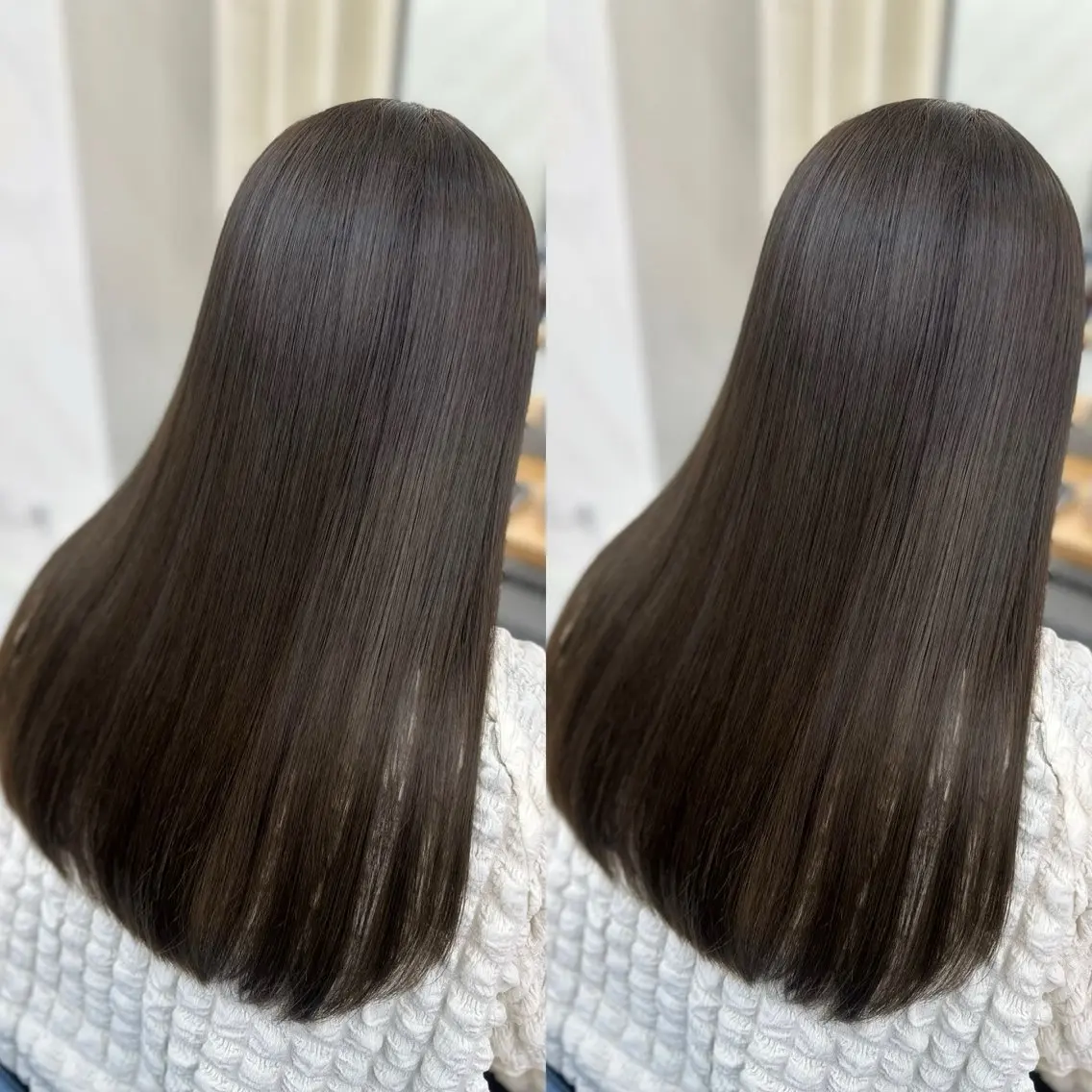 ロング 髪質改善🩵縮毛矯正 代々木/木下のヘアスタイル