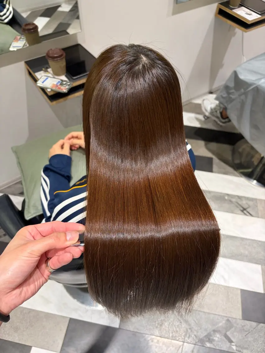 🫧当日新規限定口コミ割引🫧カット+髪質改善カラー+N.4stepトリートメントの写真