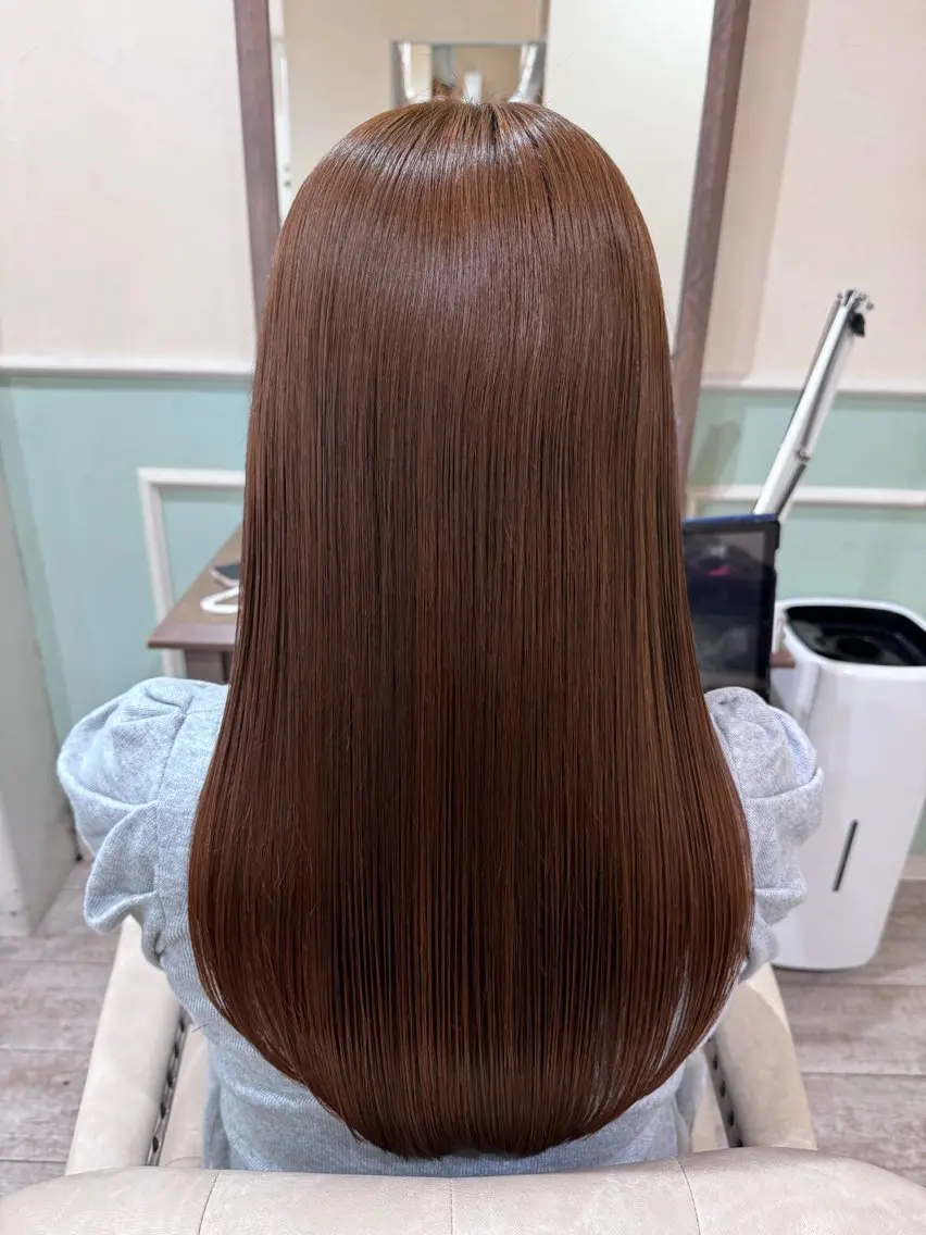 ロング カラー ヘアアレンジ 髪質改善 レイヤーカット トリートメント カット トリートメント 新越谷noble店長 松本拓也▶◀*.のヘアスタイル