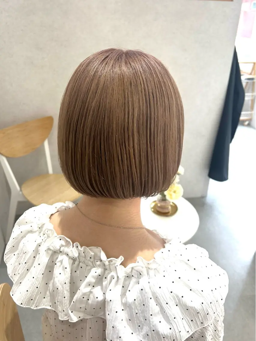 ミディアム ボブ トリートメント mao🌼 bob mint colorのヘアスタイル