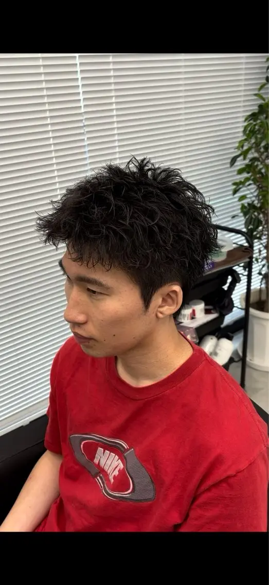 メンズ メンズパーマ カット パーマ SOYON船橋店 西澤元気のヘアスタイル
