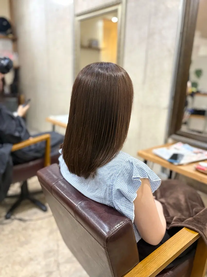 セミロング ヘアカラー 表参道/南青山/ 蝦名まひるのヘアスタイル