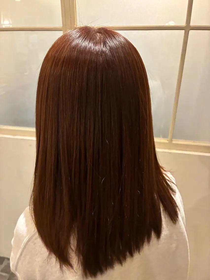 艶感カラー➕4ステップトリートメントの写真