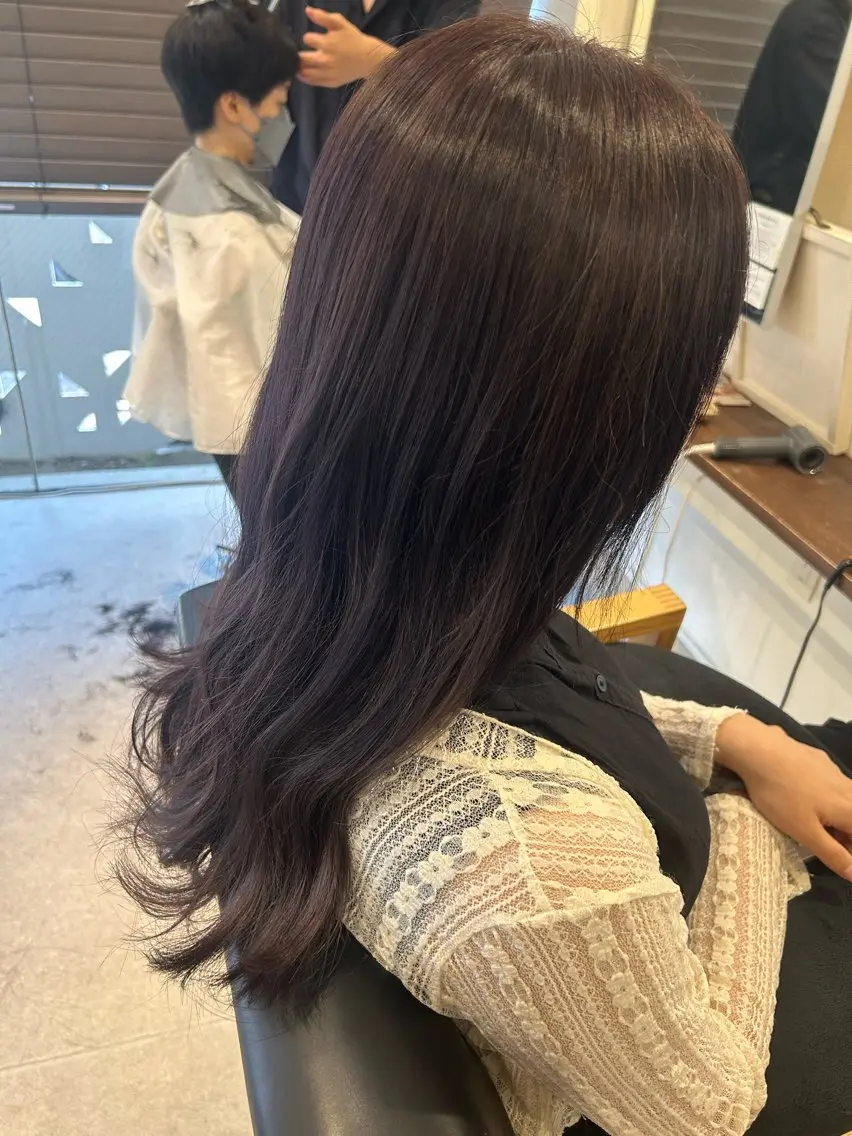 ロング 江川 輝星のヘアスタイル