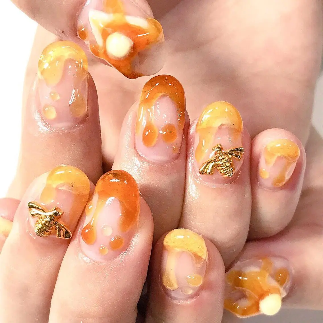 ネイル 渋谷/チップ長さ出し 👑アプレgel-xのネイルデザイン