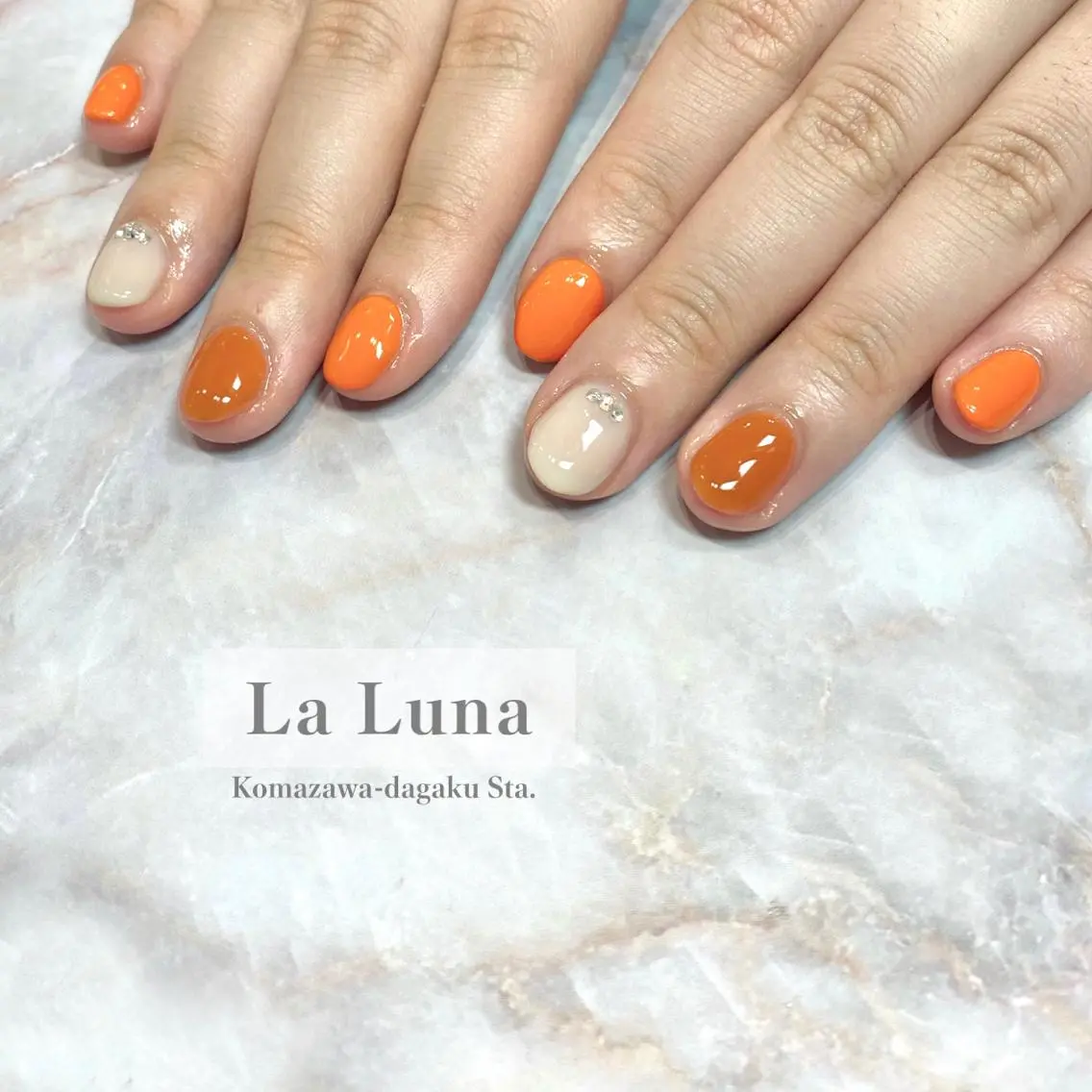 ネイル ワンカラーネイル LaLuna🌙 Natsukiのネイルデザイン