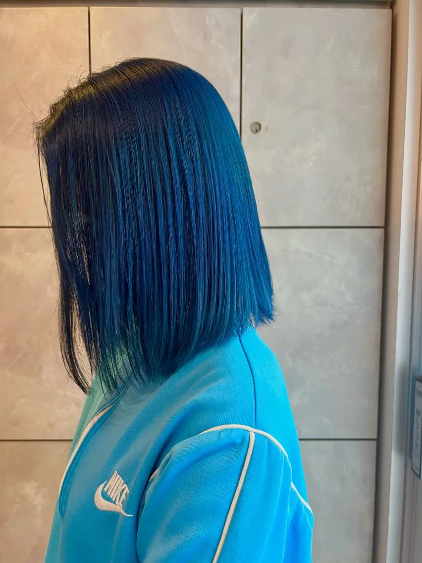 ミディアム カラー ヘアアレンジ ヘアカラー トリートメント ヘアセット 🌈インナーカラー ‘ショウマ’🌈のヘアスタイル