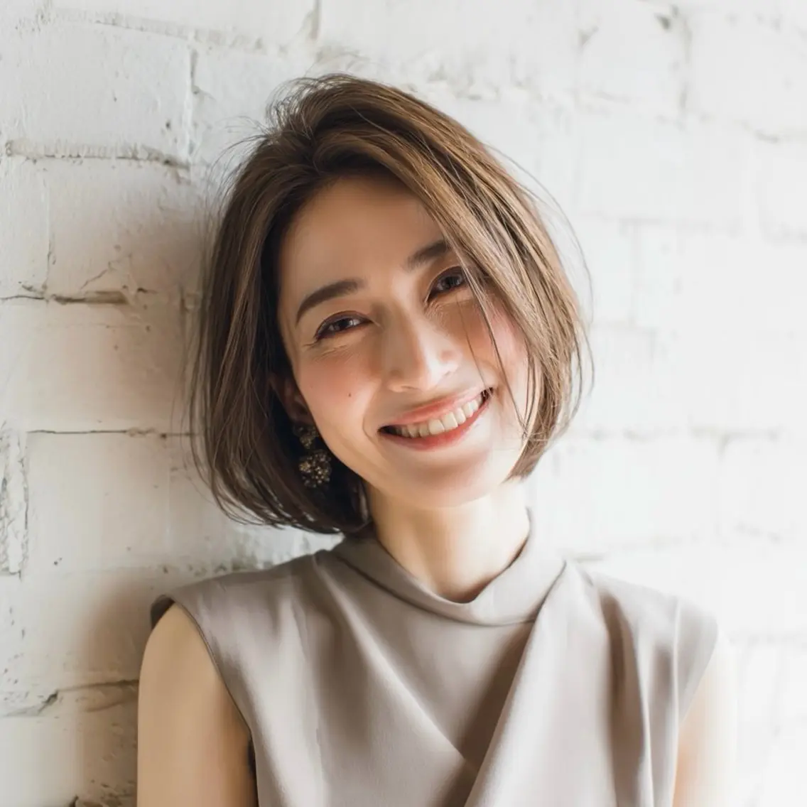 ミディアム ボブ 髪質改善 カット トリートメント 🌿京都丸みショート /小倉徒歩4分/多田のヘアスタイル